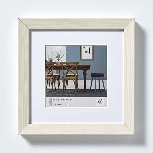 walther design Wooden Frame Fiorito 40x40 white