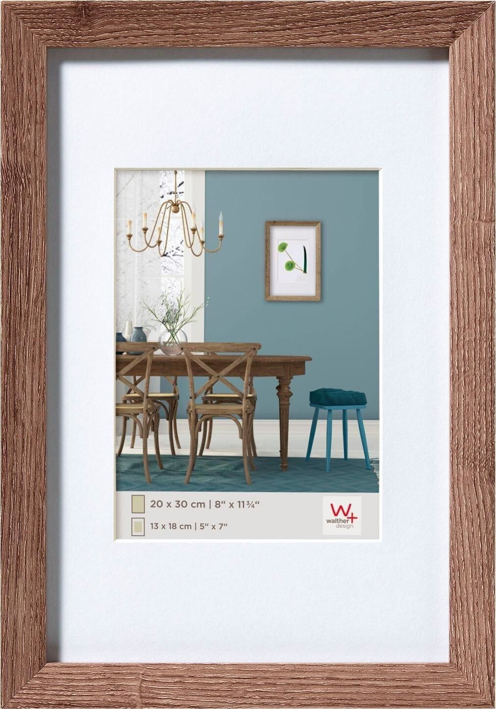 walther design Wooden Frame Fiorito 30x40 walnut