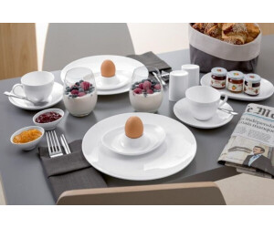 Villeroy & Boch Anmut Platinum No. 1 Dessertschale – 25 Cm, Aus Porzellan Mit Platinrand – Elegant Für Pudding, Eis & Desserts