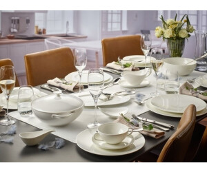 Villeroy & Boch Anmut Platinum No. 1 Dessertschale – 25 Cm, Aus Porzellan Mit Platinrand – Elegant Für Pudding, Eis & Desserts
