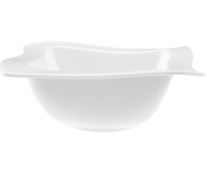 porcelaine premium 49 x 27 cm Villeroy et Boch passe au lave-vaisselle et au micro-ondes blanc NewWave Eye-Catcher double bol 