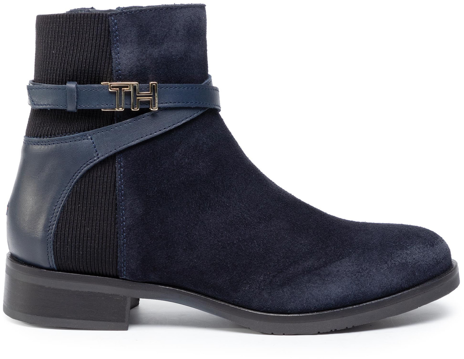 tommy hilfiger hardware flat bootie