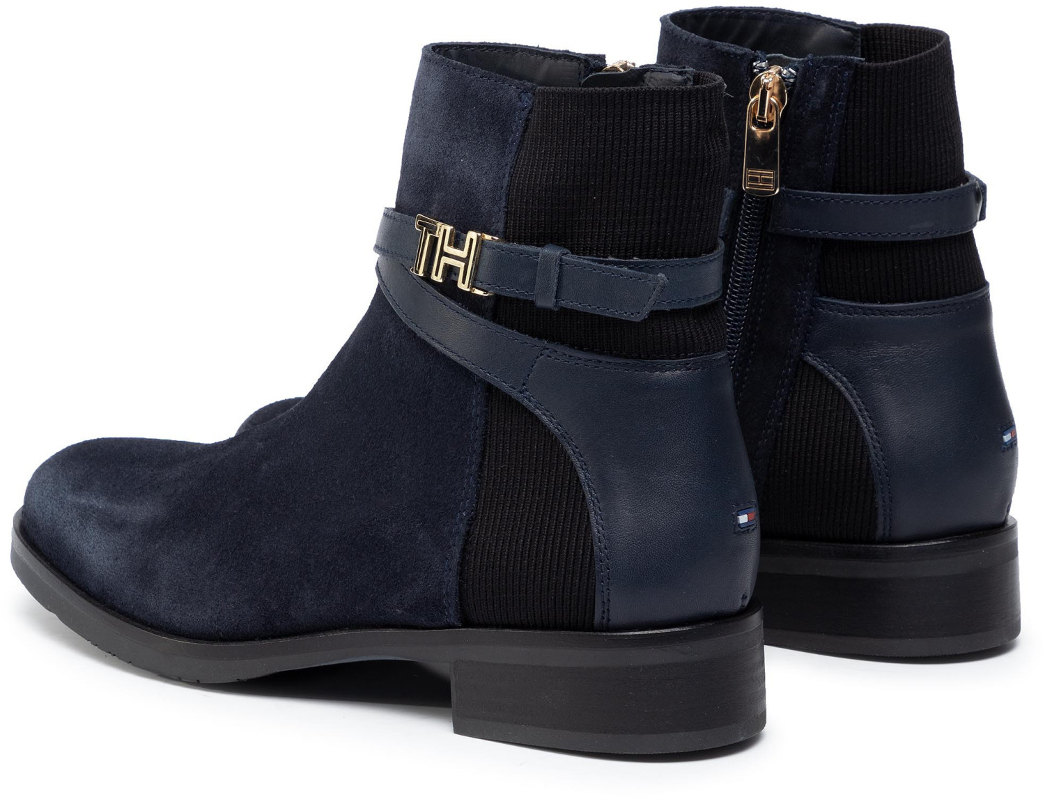 tommy hilfiger hardware flat bootie