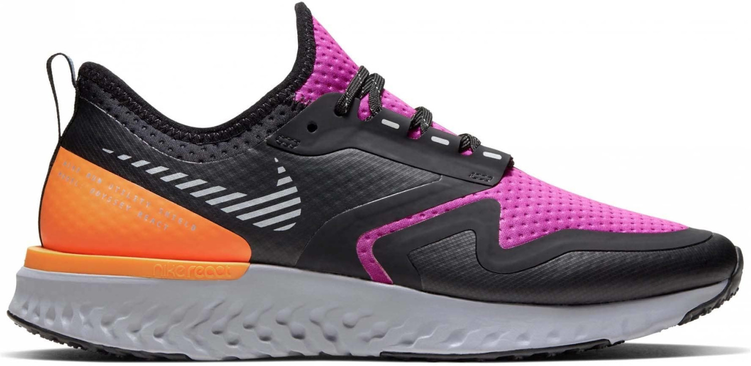 Nike Odyssey React Shield 2 Women (BQ1672) fire pink/black/atmosphere grey/metallic silver