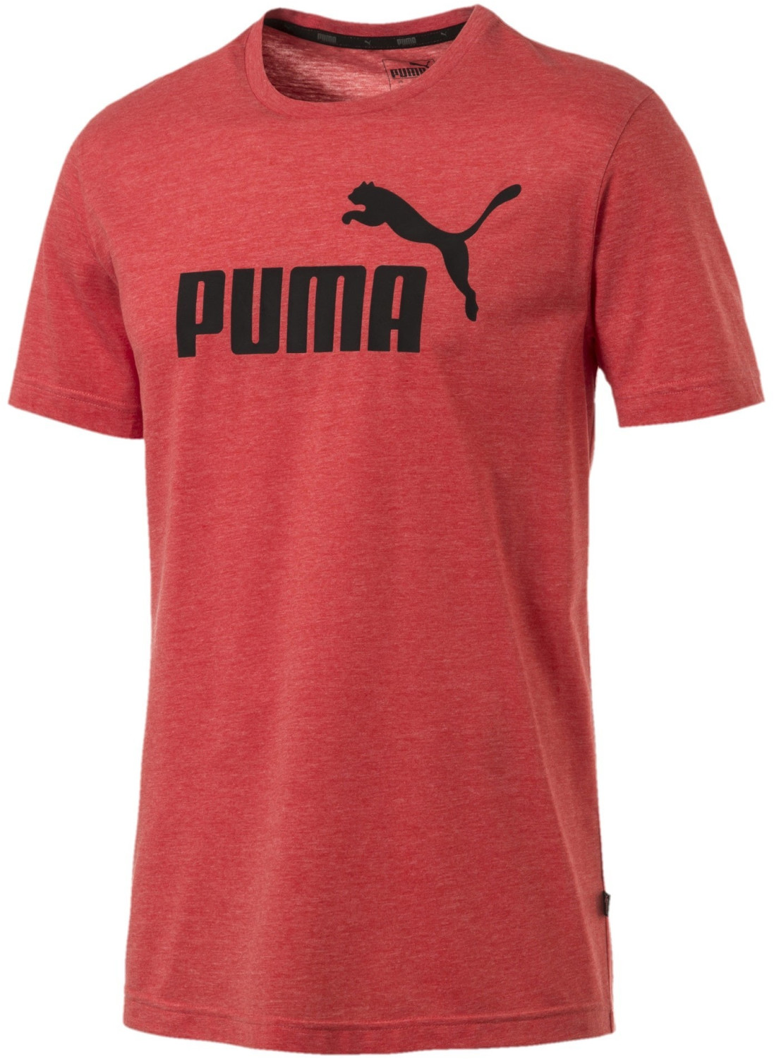 Puma Essentials+ Men's Heathered Tee high risk red