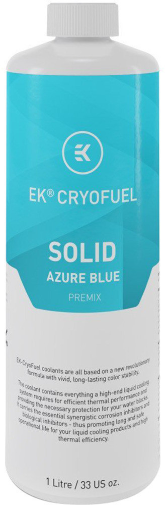 EK Water Blocks EK-CryoFuel Solid Azure Blue (Premix 1000mL)