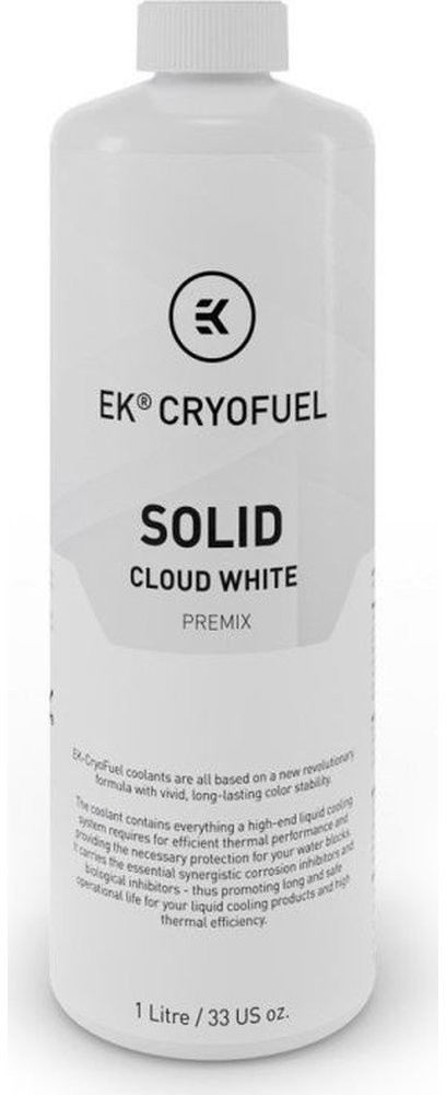 EK Water Blocks EK-CryoFuel Solid Cloud White (Premix 1000mL)