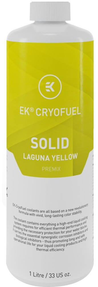 EK Water Blocks EK-CryoFuel Solid Laguna Yellow (Premix 1000mL)