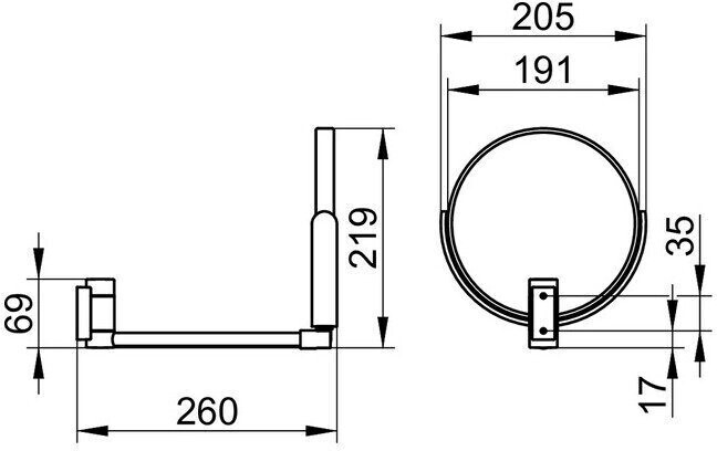 KEUCO Cosmetic Mirror Chrome