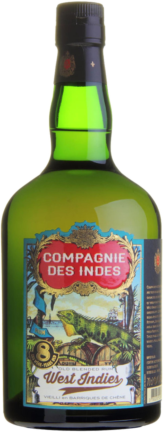 Compagnie des Indes West Indies 8 Years Old Belnded Rum 0,7l 40%