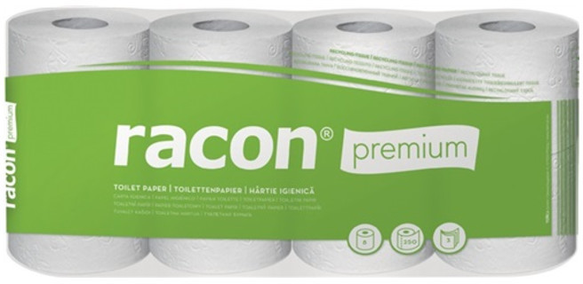 Temca racon premium toilet paper 3-ply (56 rolls)