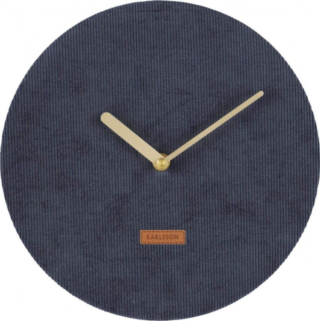 Karlsson KA5671BL Wall Clock Corduroy