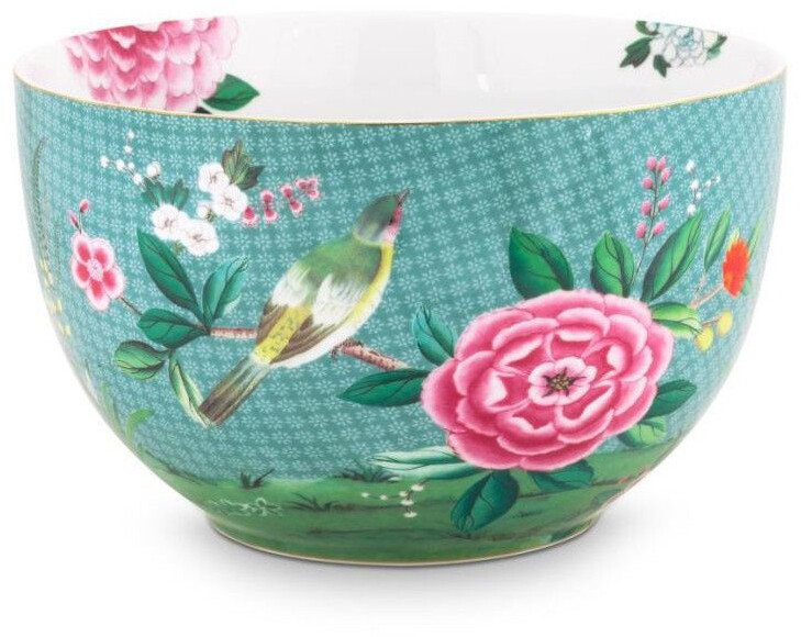 PiP Studio Blushing Birds Bowl blue (23 cm)