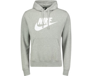 Nike Club Fleece Graphic Pullover Hoodie (BV2973) dark grey heather/matte silver/white