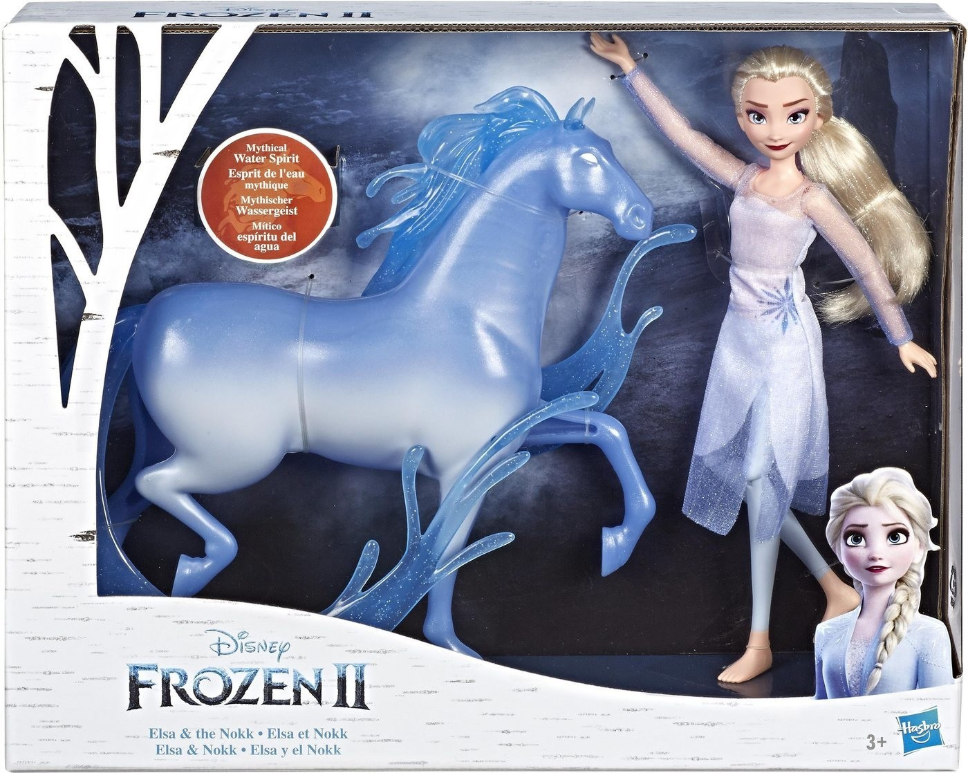 Soldes Hasbro La Reine des Neiges 2 - Coffret poupée Elsa et Nokk