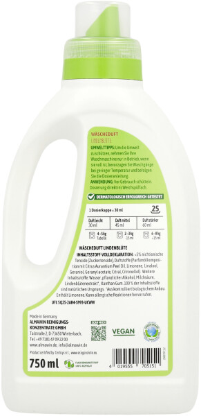 AlmaWin Bio Wäscheduft Lindenblüte (750 ml), Bild 2