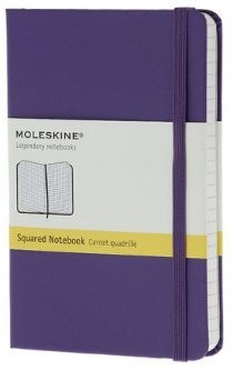 Moleskine Colorful Notebook Pocket Hardcover Squared violett