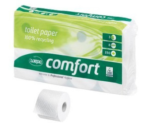 3-lagig hochweiß wepa Toilettenpapier Comfort 