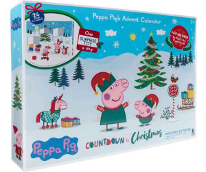 Peppa Pig Adventskalender mit Milchschokolade und Plüschfigur Peppa Wutz 