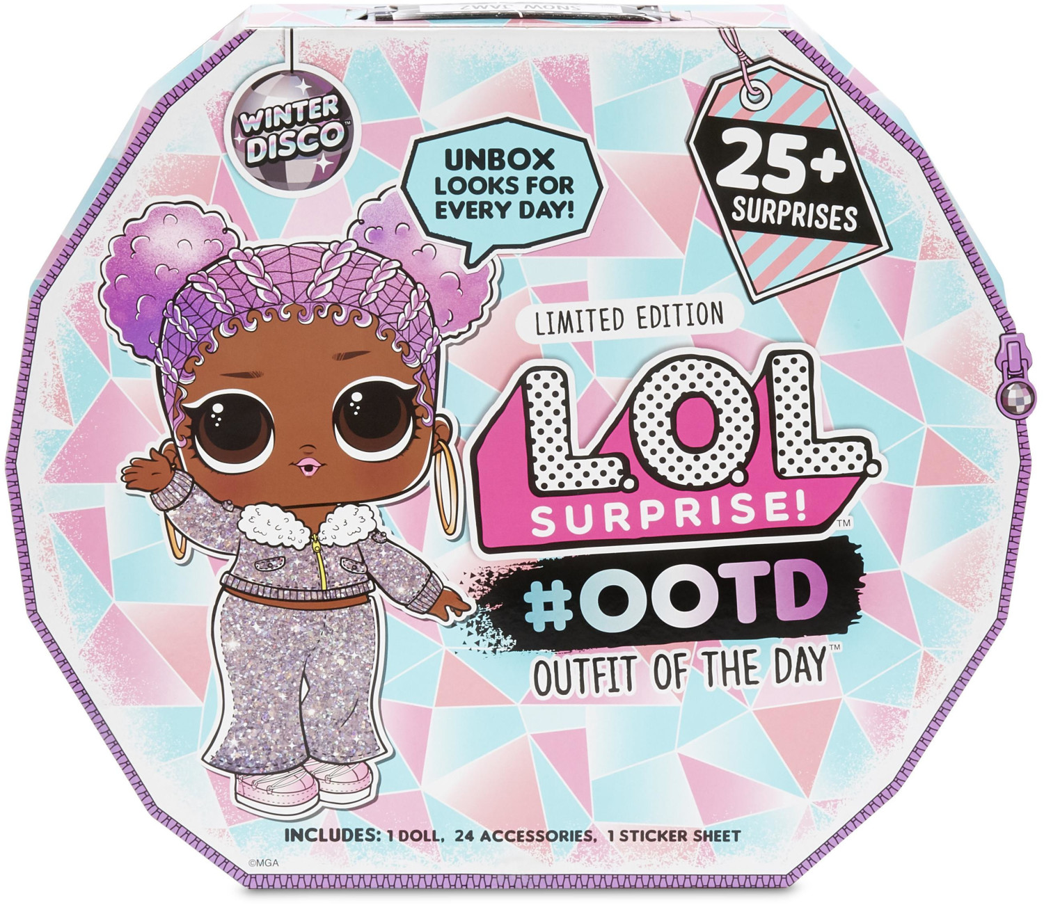 MGA Entertainment Calendrier de l'Avent L.O.L. Surprise! Winter Disco 2019