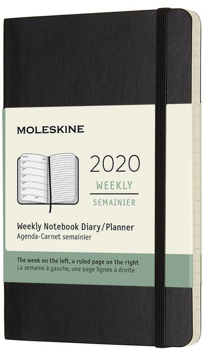 Image of Moleskine 12 Months Weekly Note Calendar 2020 Soft Cover Pocket