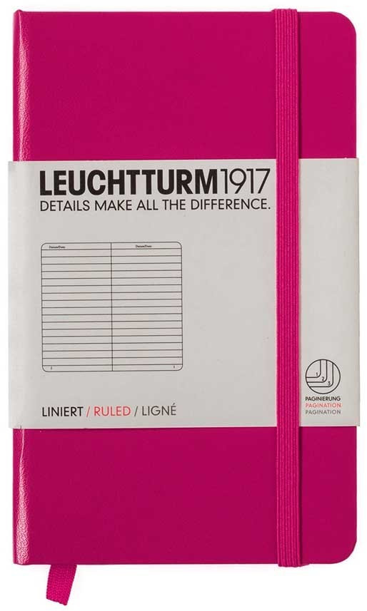 Leuchtturm1917 Carnet de notes Pocket A6 ligné 185 pages (344802)