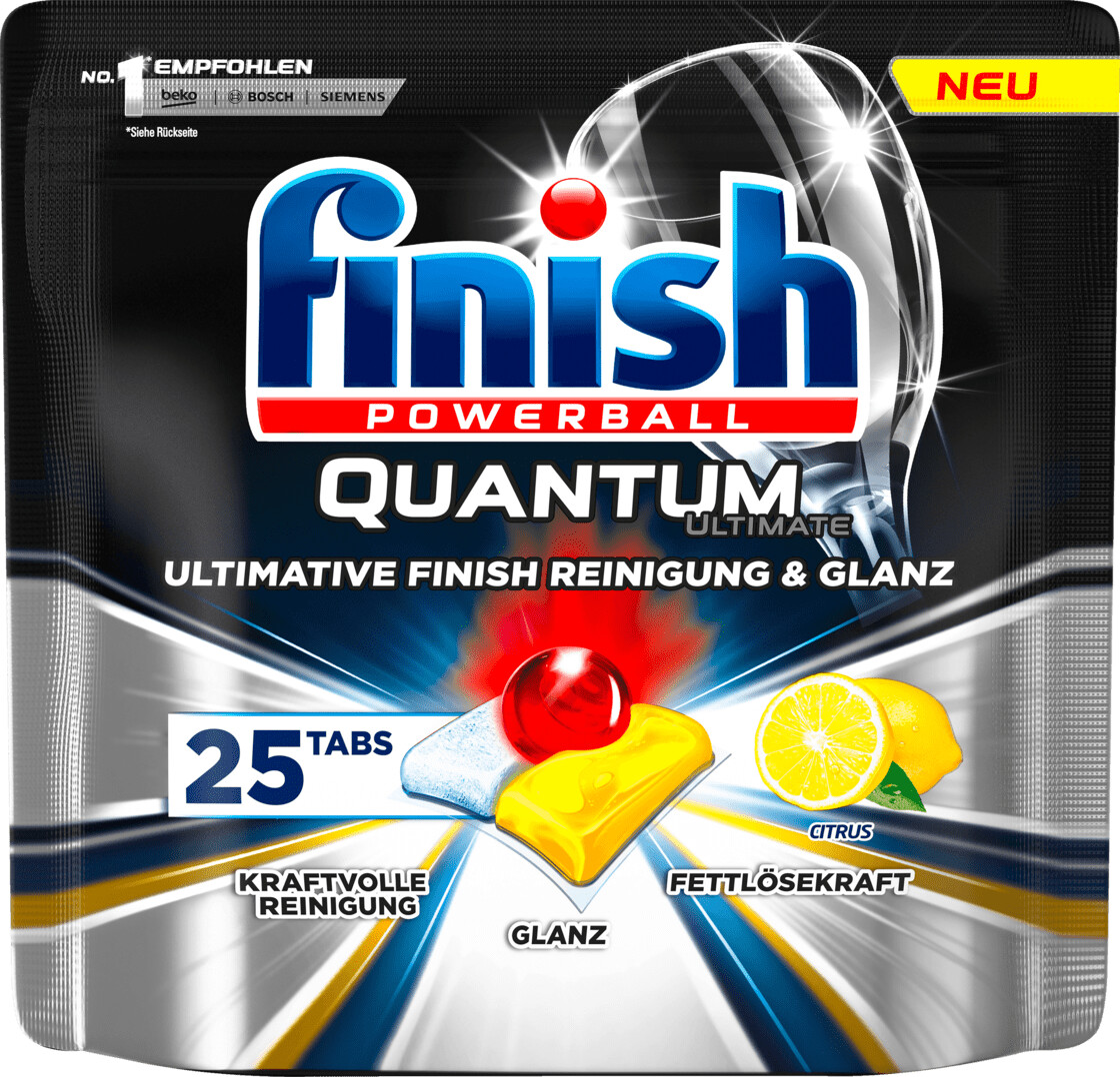 Wasser sparen mit Finish Quantum Ultimate