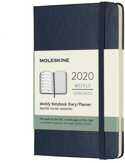 Image of Moleskine 12 Months Weekly Note Calendar 2020 Hard Cover Pocket