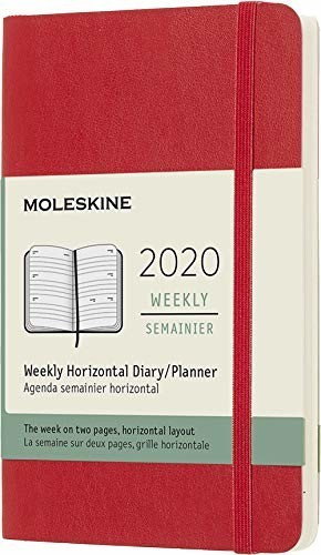 Image of Moleskine 12 Months Weekly Note Calendar 2020 Soft Cover Pocket Horizontal
