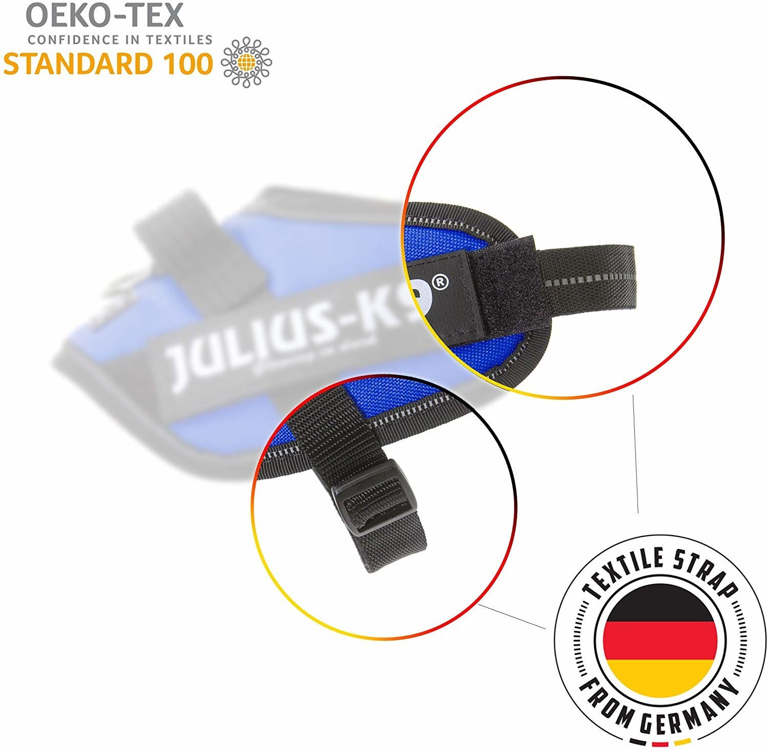 Julius K-9 Harnais pour chien taille 2 anthracite Julius K-9 Harnais pour chien taille 2 anthracite
