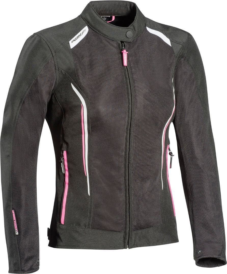 IXON Blouson Cool Air Lady noir/blanc/rose