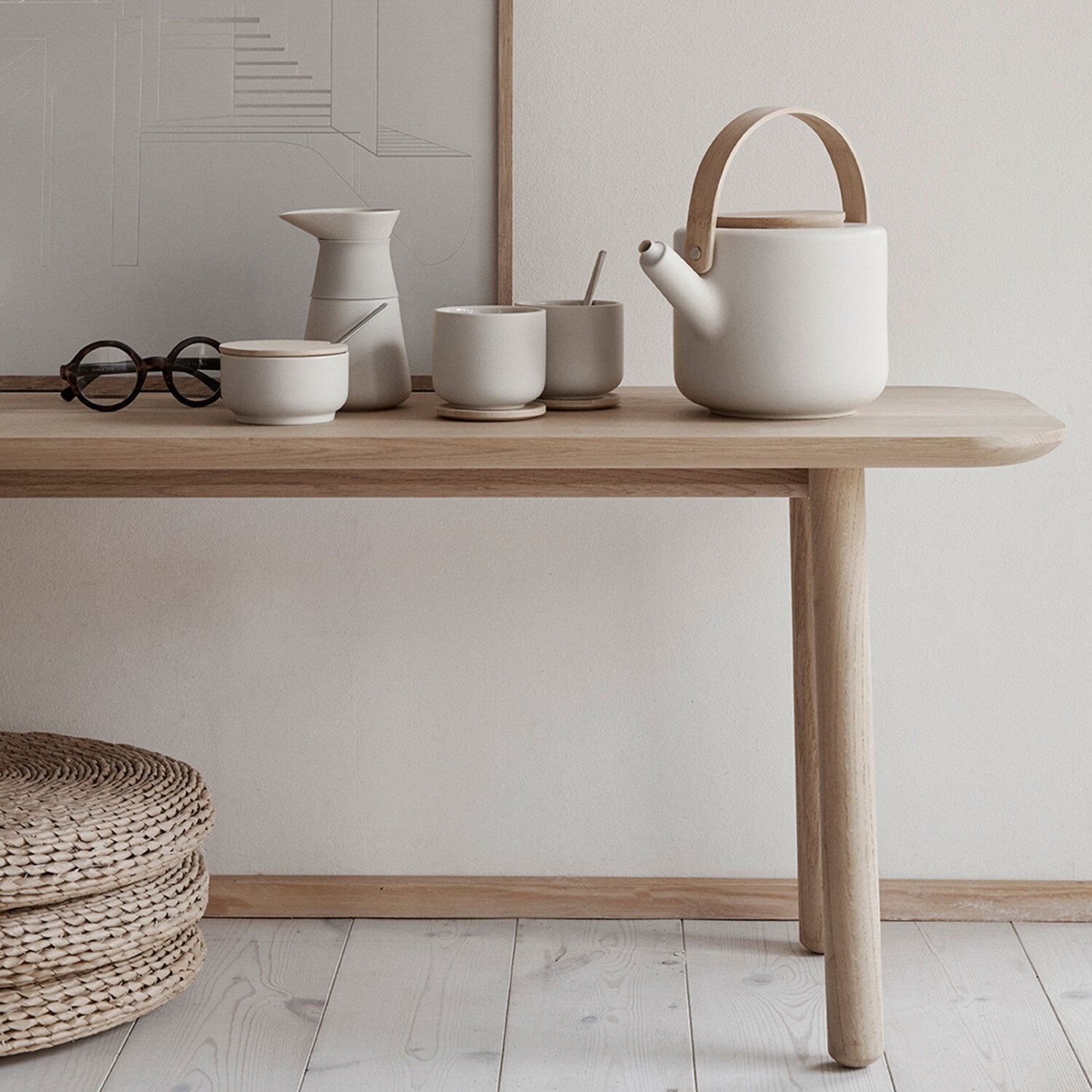 Stelton Theo Teapot sand