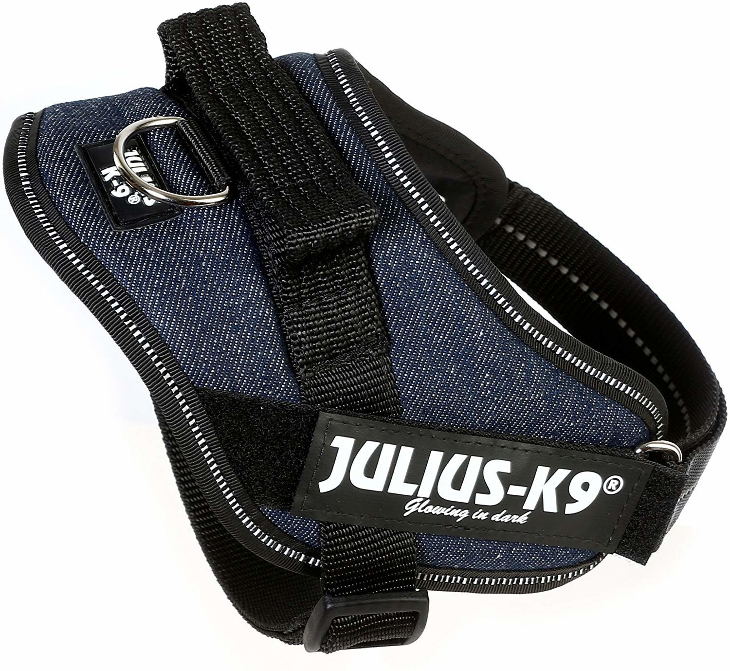 Julius K-9 Harnais pour chien Mini denim Julius K-9 Harnais pour chien Mini denim