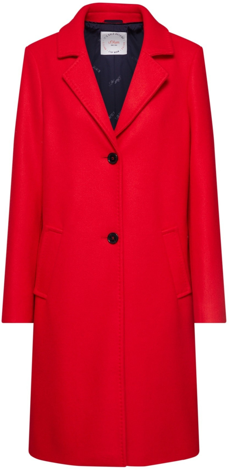 S.Oliver Classic Coat in a Wool Look red (05.909.52.8963.3125)
