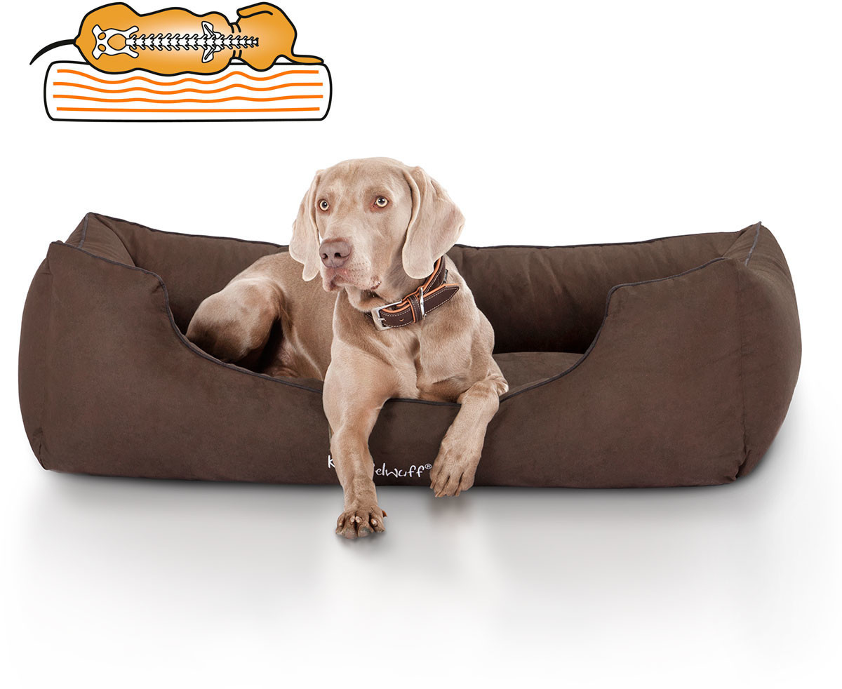 Knuffelwuff Lit pour chien Amelie Brown XXXL 155x105cm Knuffelwuff Lit pour chien Amelie Brown XXXL 155x105cm