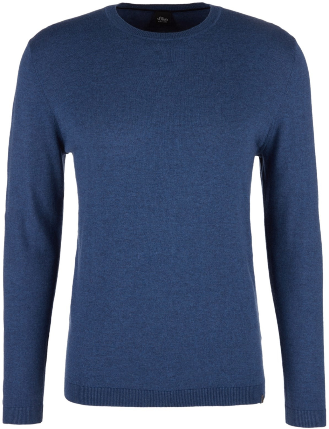 S.Oliver Fine Knit Fabric Made of Blended Wool blue melange (02.899.61.5411.97W8)