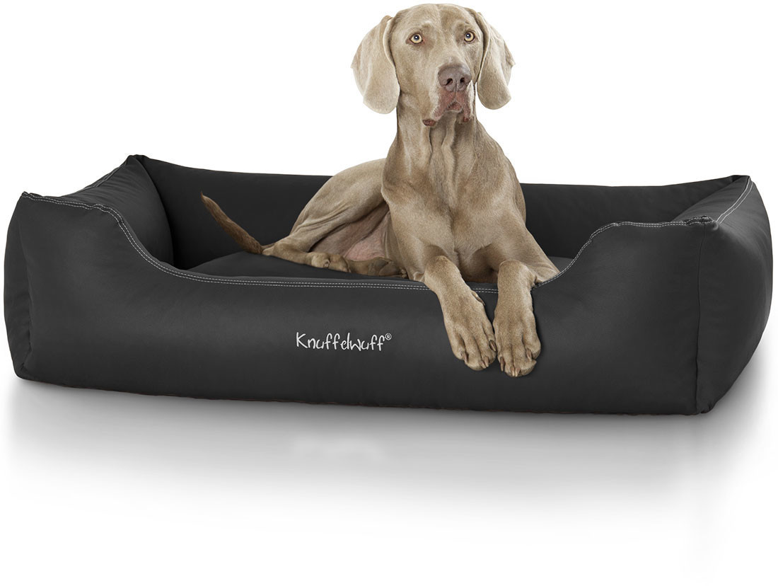 Knuffelwuff Lit pour chien Black XXXL 155x105cm