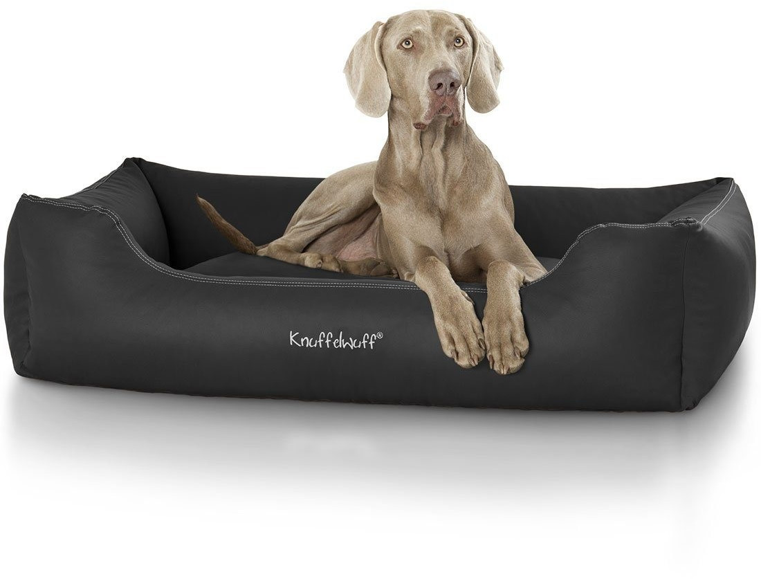 Knuffelwuff Lit pour chien Black M/L 85x63cm