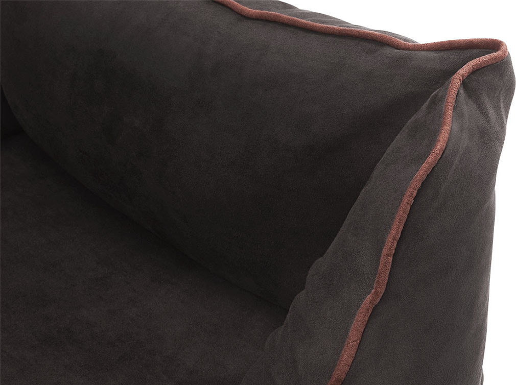 Knuffelwuff Lit pour chien Amelie Black XXL 120x85cm