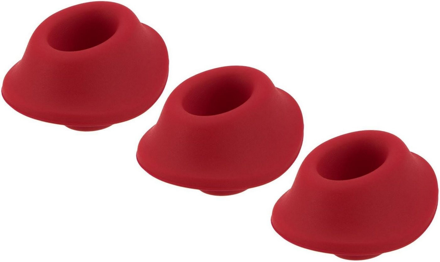 Womanizer Premium Replacement Caps Medium Red (3 pcs)