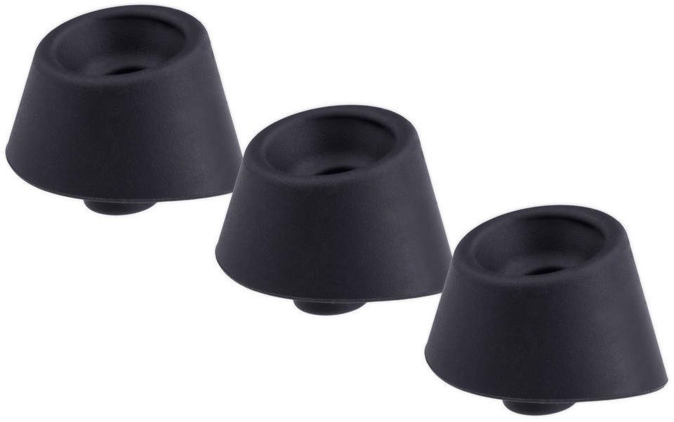 Womanizer InsideOut Replacement Caps Medium Black (3 pcs)