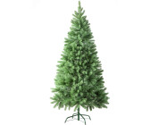 Tannenbaum 120 cm 300 Spitzen Baum Weihnachtsdeko Weihnachtstanne Xmas OZAVO Künstlicher Weihnachtsbaum Nadel PVC Christbaum Grün mit Metallständer