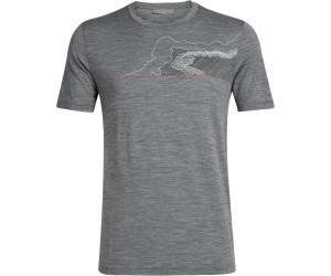 Icebreaker Tech Lite T-Shirt Col Ras-du-Cou Homme Midnight Navy 2019 T-Shirt Manches Courtes