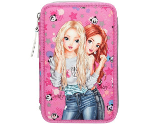 Depesche 10598 TOPModel 3-fach Federtasche Panda rosa Candy /& Lexy