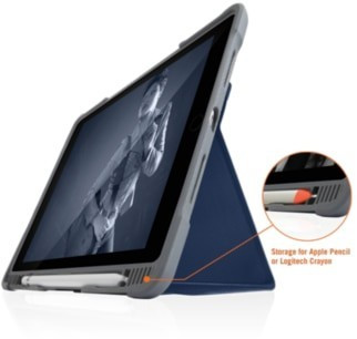 STM Goods Dux Plus DUO Case iPad 10.2 blue/transparent