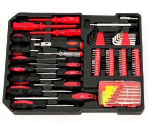 Valise à outils 899 pièces Poignée télescopique Malette à outils à  roulettes Boite à outils Set d'outils Caisse à outils complète - Cdiscount  Bricolage