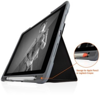 STM Bags Dux Plus DUO Case iPad 10.2 black/transparent