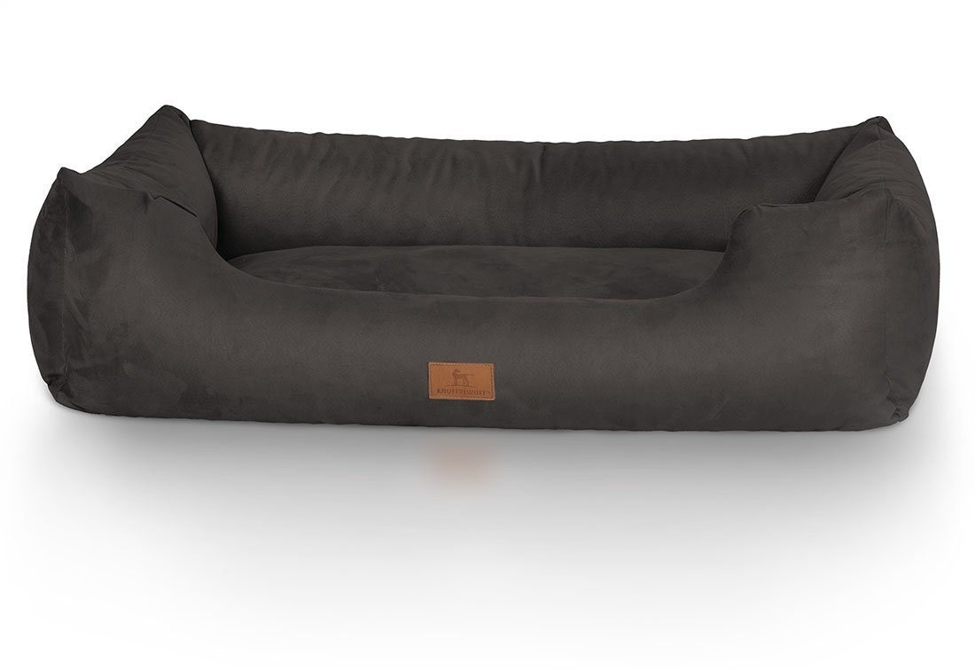 Knuffelwuff Lit pour chien noir XL 105 x 75 cm Knuffelwuff Lit pour chien noir XL 105 x 75 cm