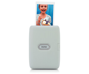 Fujifilm instax mini Link - Imprimante - couleur - LED - 86 x 54 mm jusqu'à  5 impressions/min (couleur) - capacité : 10 photos - Bluetooth 4.2 LE -  blanc cendré - Imprimante photo