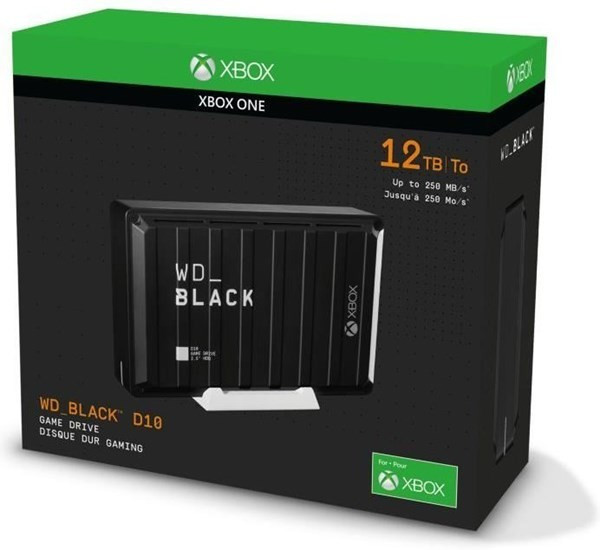 Disque Dur Externe WD_BLACK P10 pour Xbox 4 To Noir - Disques durs